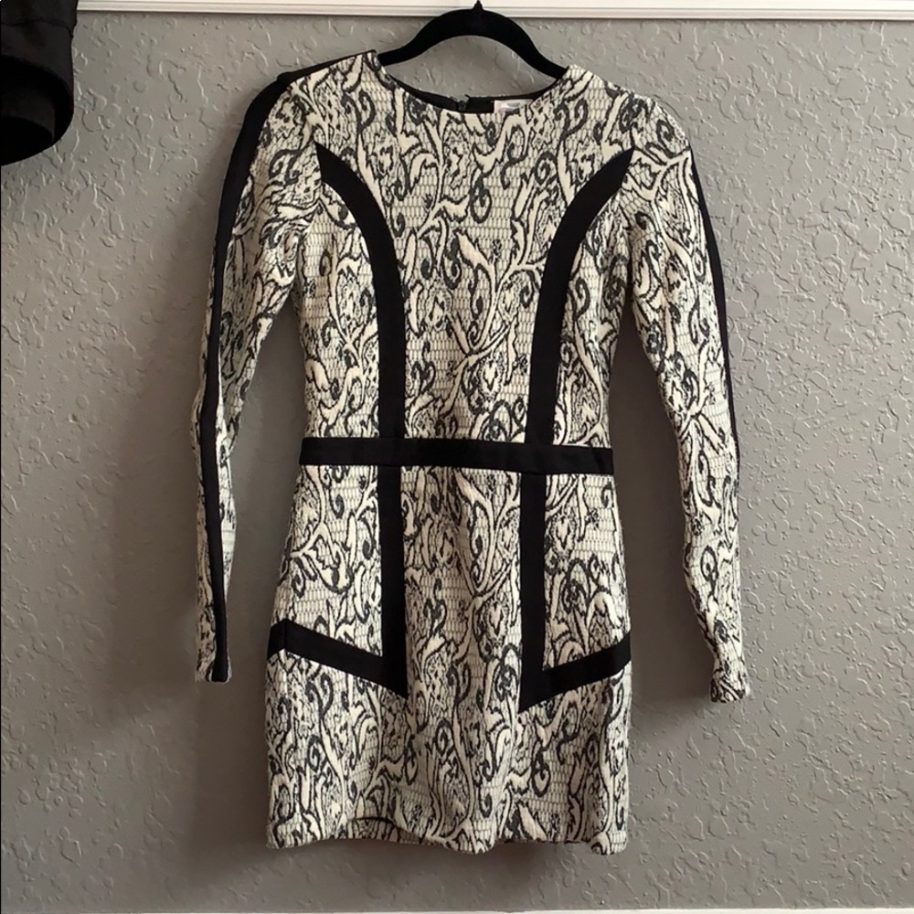 B&W Paisley Parker Dress